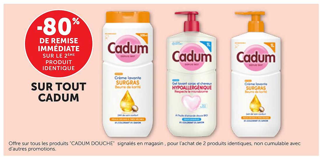 -80% DE REMISE IMMÉDIATE SUR LE 2ÈME PRODUIT IDENTIQUE