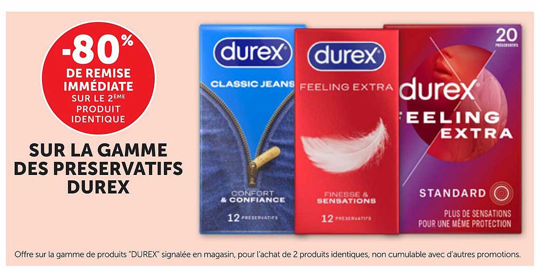 -80% DE REMISE IMMÉDIATE SUR LE 2ÈME PRODUIT IDENTIQUE