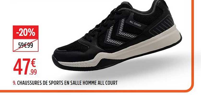 9. CHAUSSURES DE SPORTS EN SALLE HOMME ALL COURT