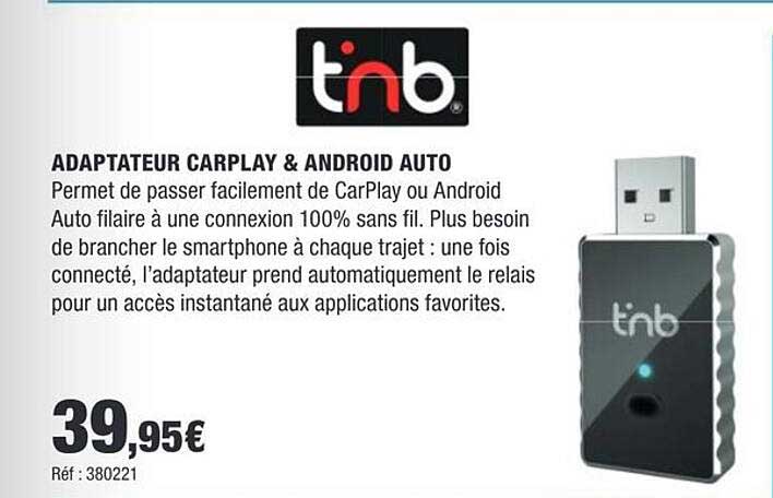 ADAPTATEUR CARPLAY & ANDROID AUTO