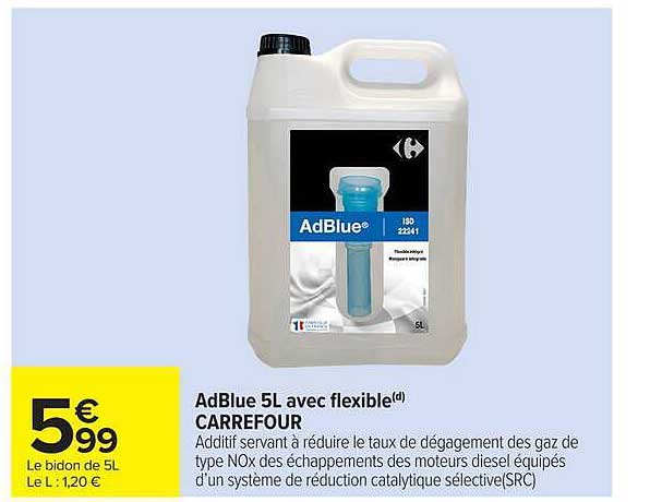 AdBlue 5L avec flexible(d) CARREFOUR