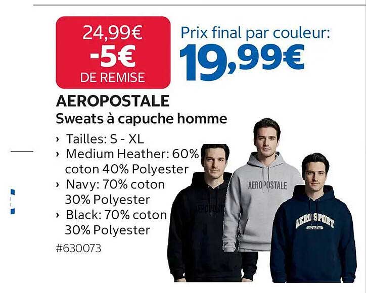 AEROPOSTALE Sweats à capuche homme