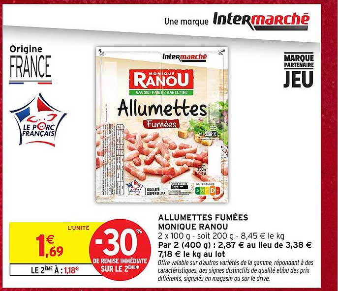 ALLUMETTES FUMÉES MONIQUE RANOU