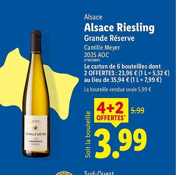 Alsace Riesling Grande Réserve Camille Meyer 2025 AOC