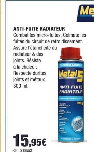 ANTI-FUITE RADIATEUR