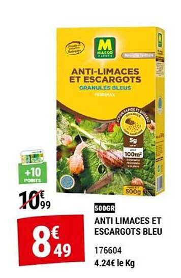 ANTI LIMACES ET ESCARGOTS BLEU