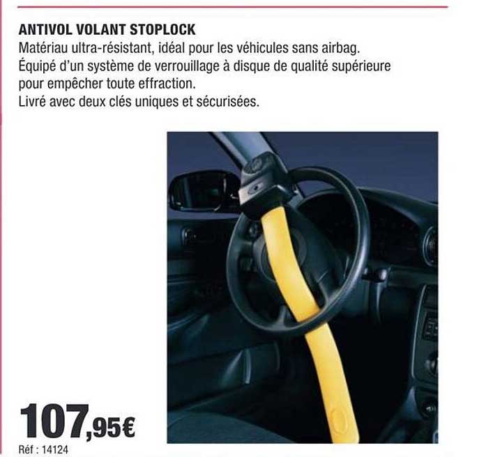 ANTIVOL VOLANT STOPLOCK