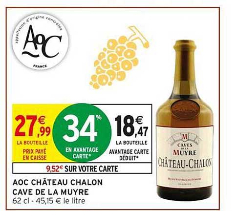AOC CHATEAU CHALON CAVE DE LA MUYRE
