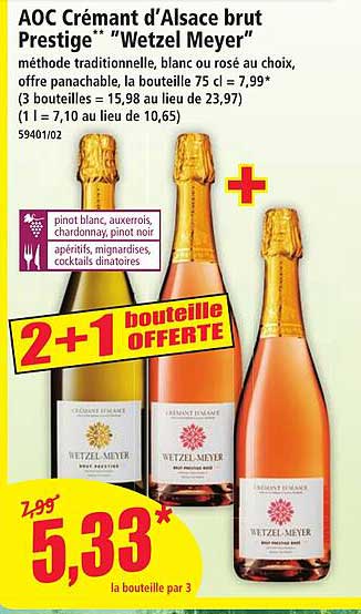AOC Crémant d’Alsace brut Prestige “Wetzel Meyer”