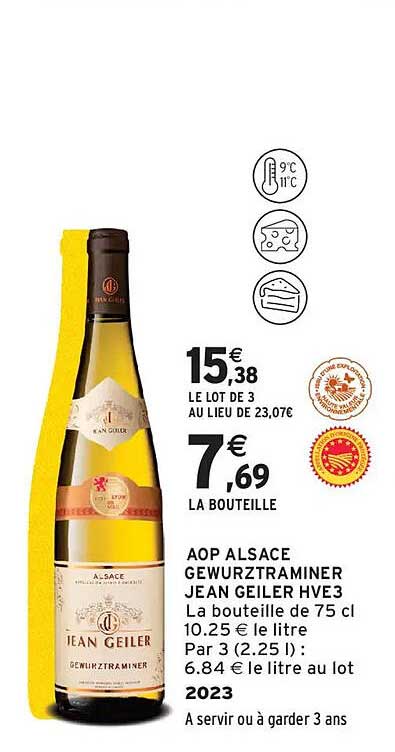 AOP ALSACE GEWURZTRAMINER JEAN GEILER HV3