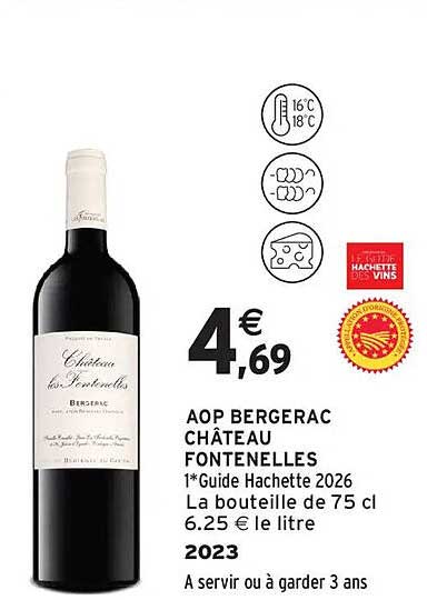AOP BERGERAC CHÂTEAU FONTENELLES