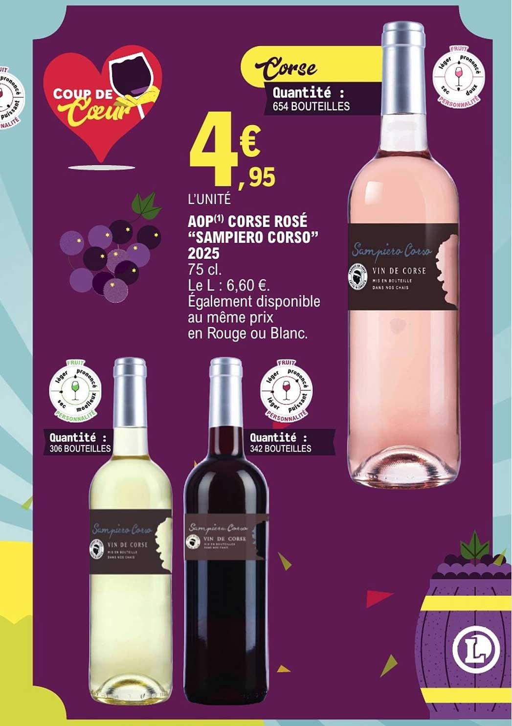 AOP CORSE ROSÉ “SAMPIERO CORSO” 2025