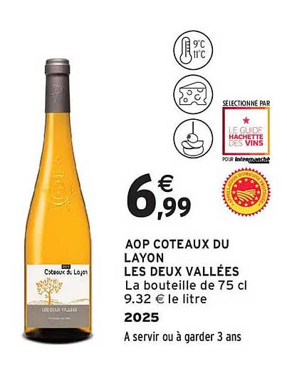 AOP COTEAUX DU LAYON LES DEUX VALLÉES