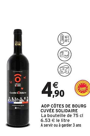 AOP CÔTES DE BOURG CUVÉE SOLIDAIRE