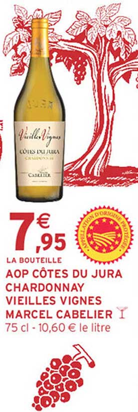 AOP CÔTES DU JURA CHARDONNAY VIEILLES VIGNES MARCEL CABELIER