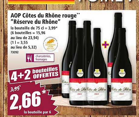 AOP Côtes du Rhône rouge** "Réserve du Rhône"