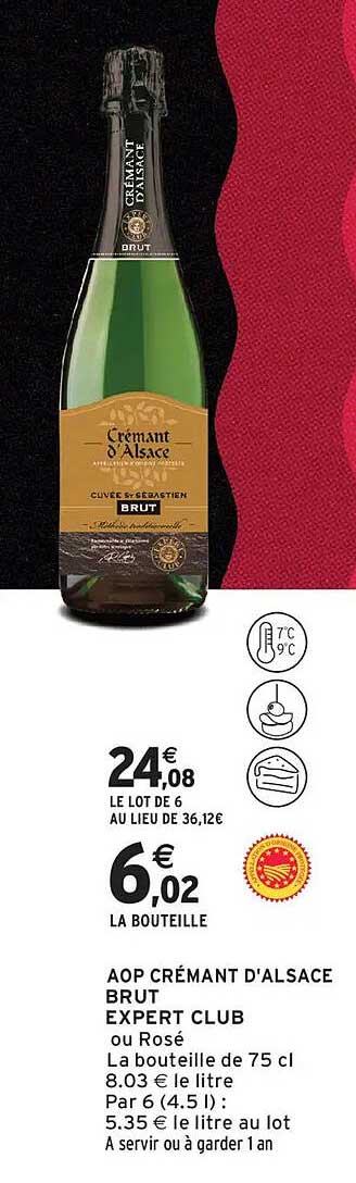 AOP CRÉMANT D'ALSACE BRUT EXPERT CLUB