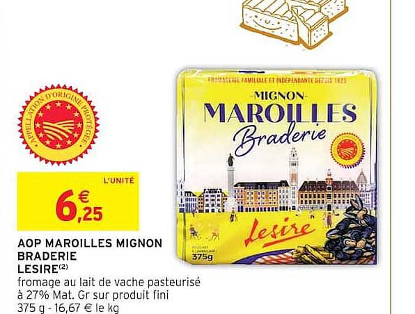 AOP MAROILLES MIGNON BRADERIE LESIRE