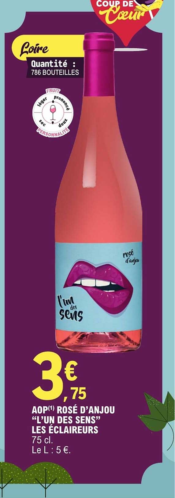 AOP ROSÉ D'ANJOU “L’UN DES SENS” LES ÉCLAIREURS 75 cl