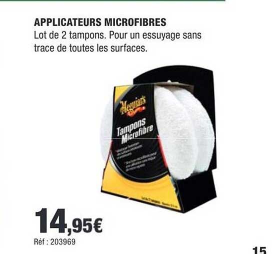 APPLICATEURS MICROFIBRES