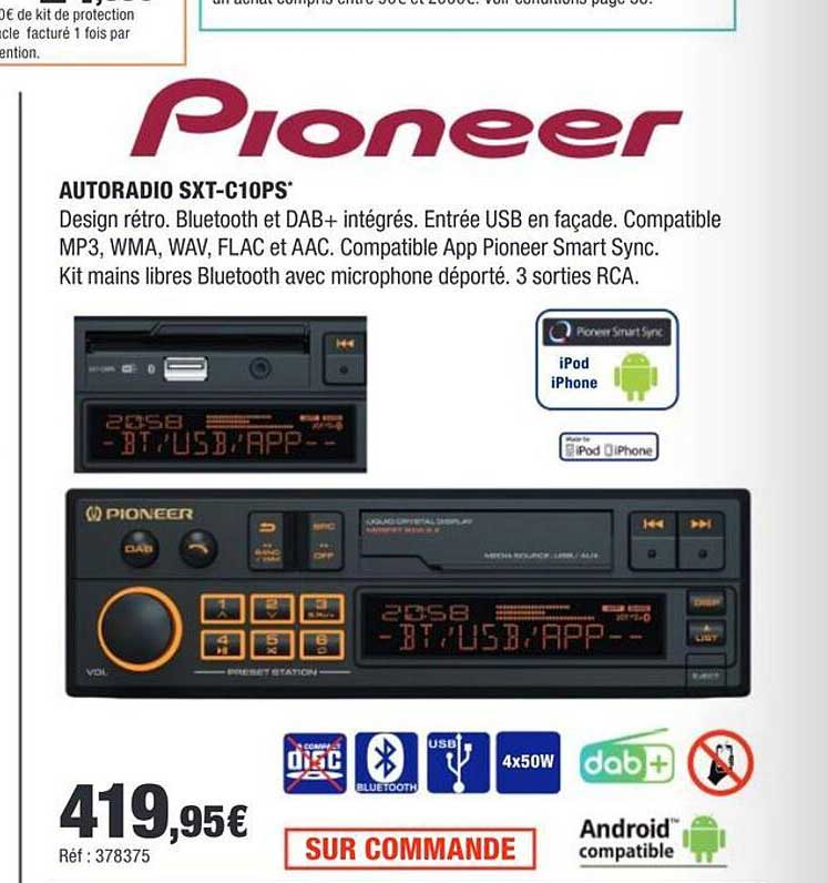 AUTORADIO SXT-C10PS*