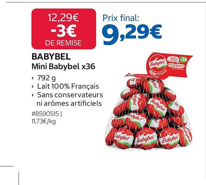 BABYBEL Mini Babybel x36