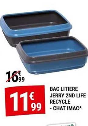 BAC LITIERE JERRY 2ND LIFE RECYCLE - CHAT IMAC*