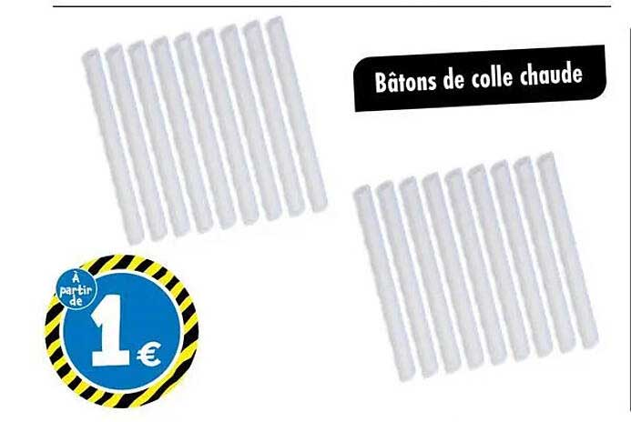 Bâtons de colle chaude