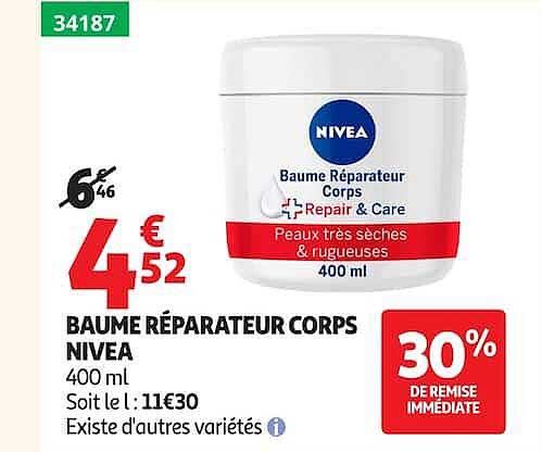 BAUME RÉPARATEUR CORPS NIVEA