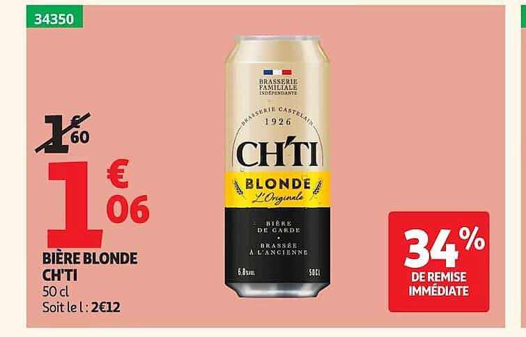BIÈRE BLONDE CH'TI 50 cl