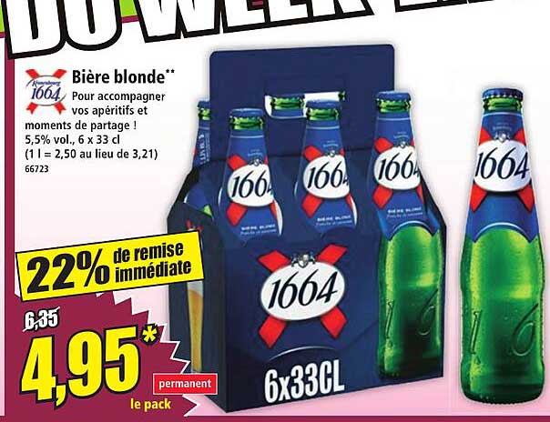 Bière blonde**