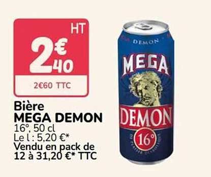 Bière MEGA DEMON