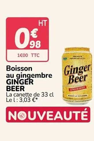 Boisson au gingembre GINGER BEER