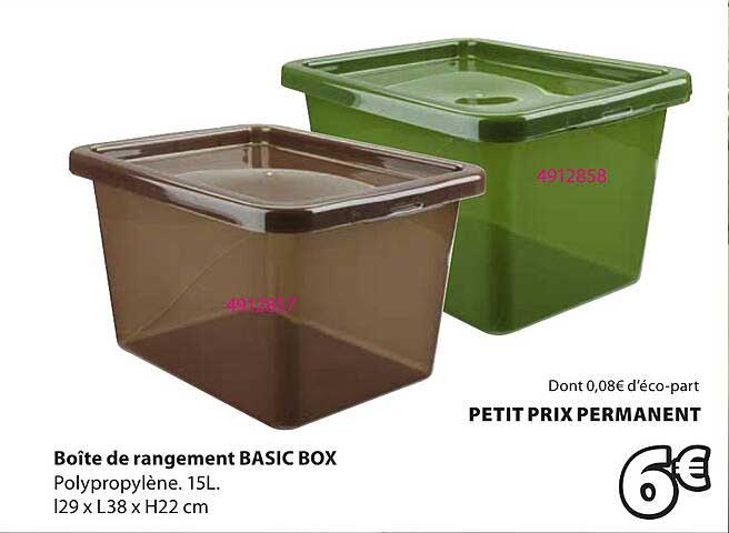 Boîte de rangement BASIC BOX