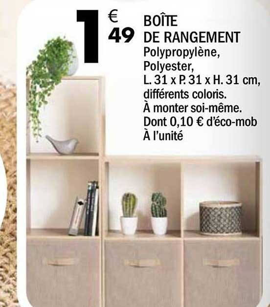 BOÎTE DE RANGEMENT