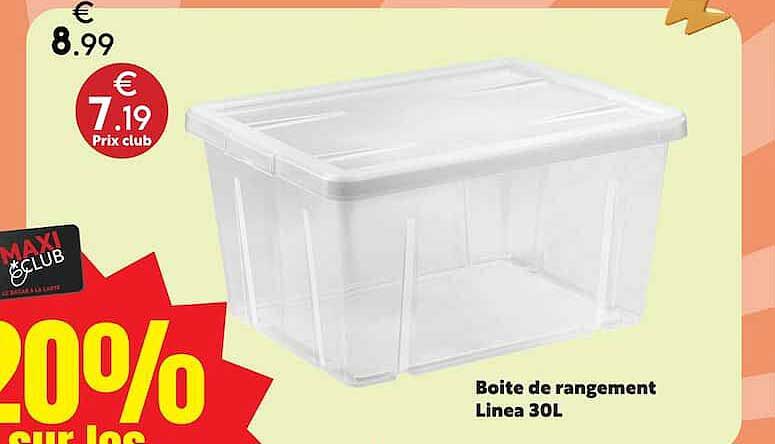 Boite de rangement Linea 30L