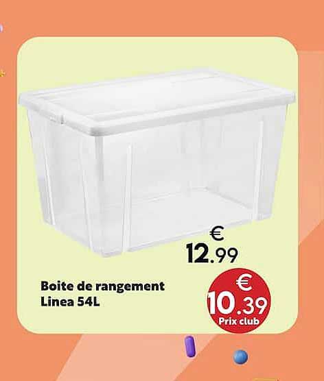 Boite de rangement Linea 54L