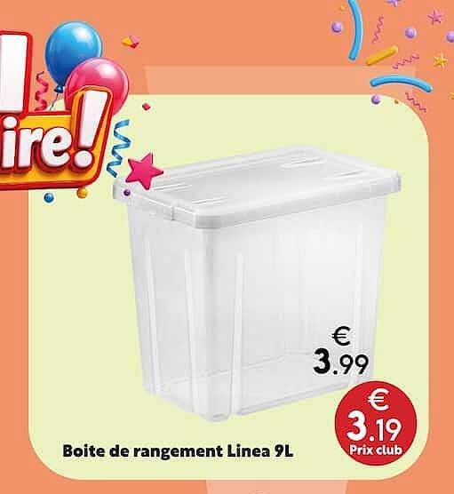 Boite de rangement Linea 9L