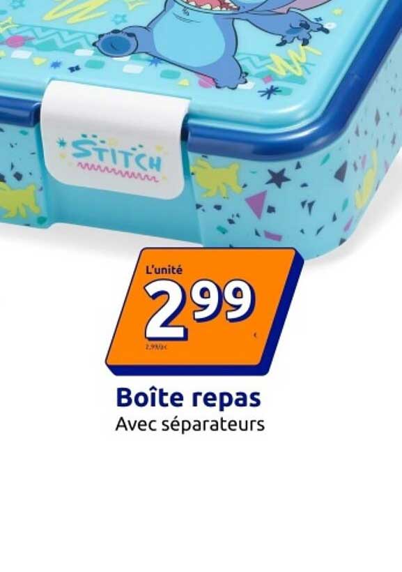 Boîte repas Avec séparateurs