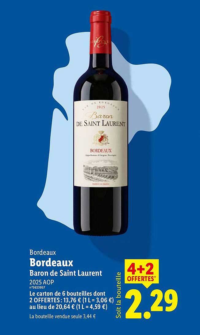 Bordeaux Baron de Saint Laurent 2025 AOP