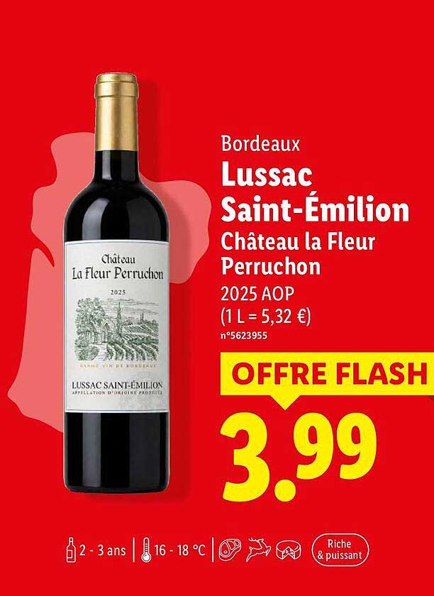 Bordeaux Lussac Saint-Émilion Château la Fleur Perruchon 2025 AOP