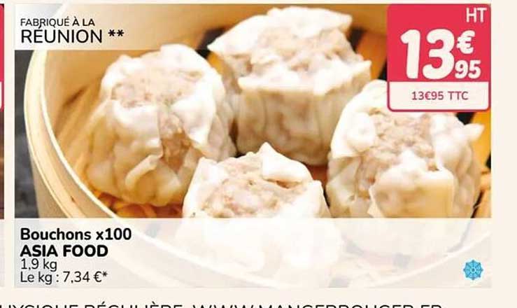 Bouchons x100 ASIA FOOD