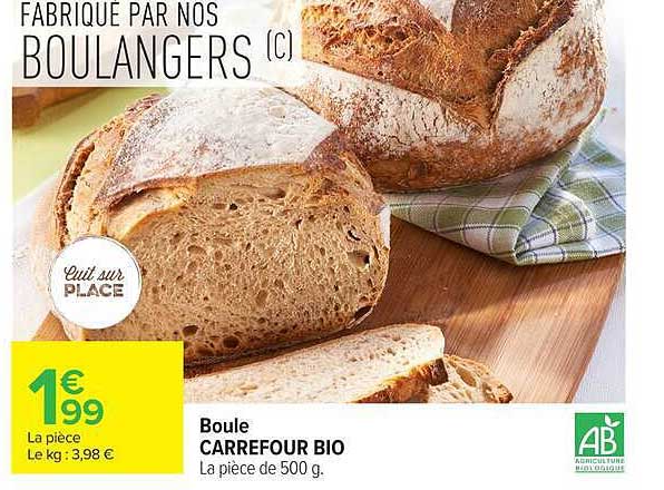 Boule CARREFOUR BIO