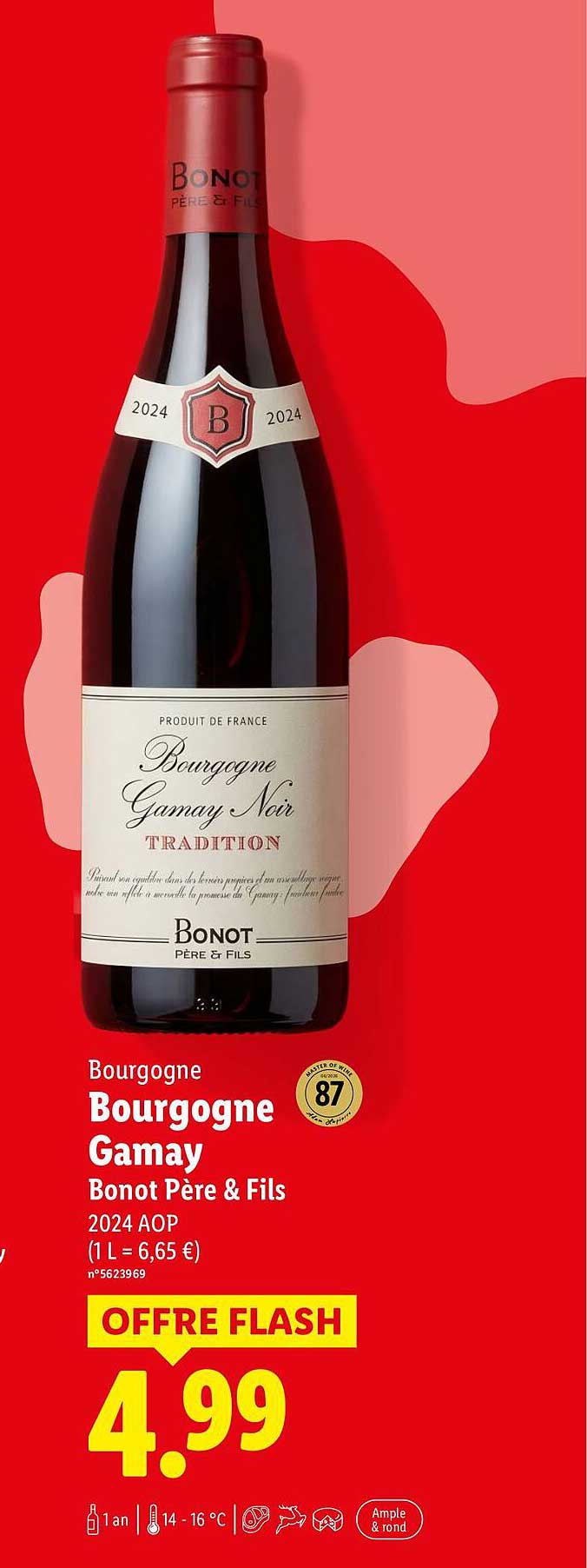 Bourgogne Gamay Bonot Père & Fils 2024 AOP