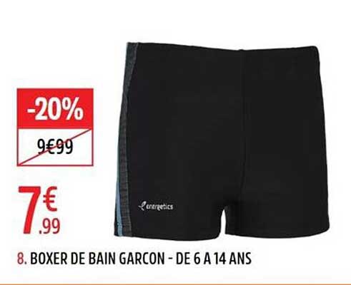 BOXER DE BAIN GARÇON - DE 6 À 14 ANS