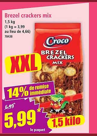 Brezel crackers mix
