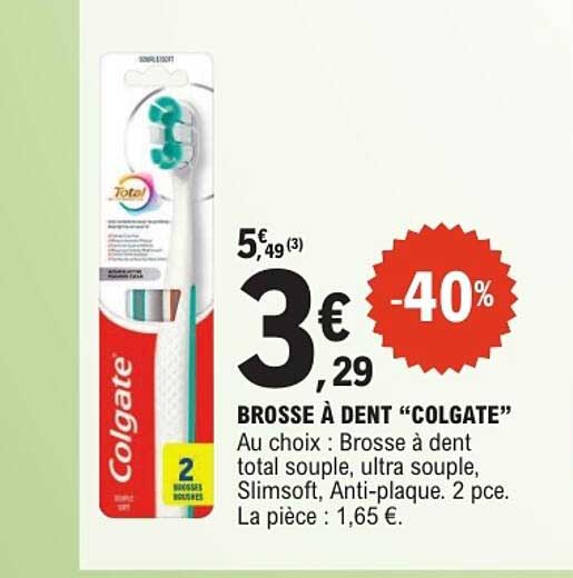 BROSSE À DENT “COLGATE”