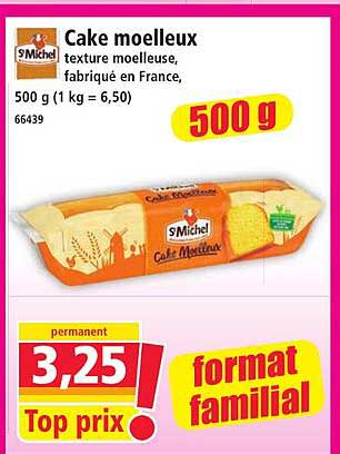 Cake moelleux texture moelleuse, fabriqué en France,