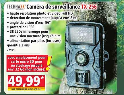 Caméra de surveillance TX-256