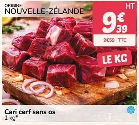 Cari cerf sans os
